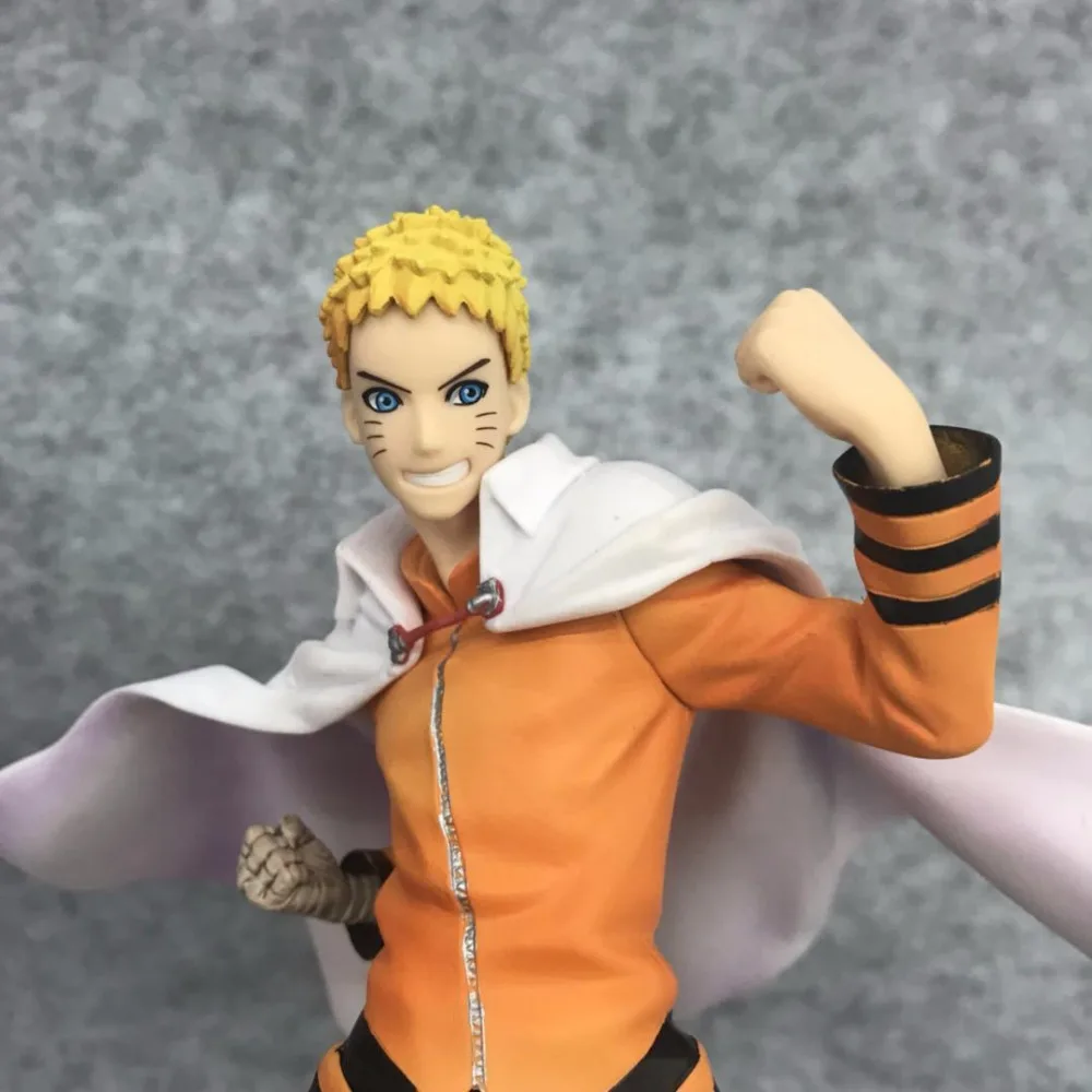 Аниме 25 см Boruto Naruto Next Generations Uzumaki Figure Seventh Hokage Ver. ПВХ Фигурки Коллекционная модель