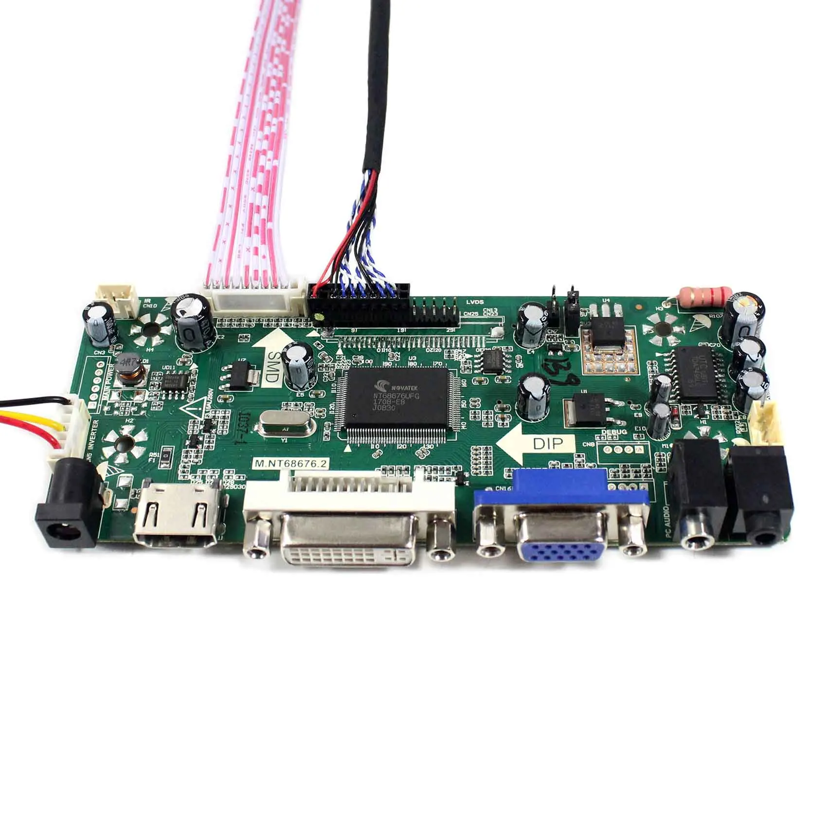 Плата ЖК-контроллера H DMI + VGA DVI AUDIO для ЖК-экрана 13 3 дюймов 1024x768 L5F30515P00 AG133ZJ