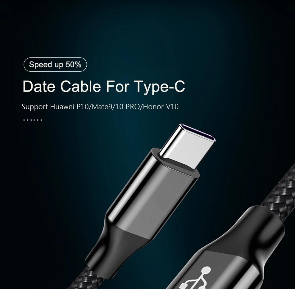 NOHON USB 5A type-C кабель для huawei P10 Mate10 9 Pro samsung Xiaomi Mi 5X 6X redmi Note7 OnePlus шнур для быстрой зарядки и передачи данных