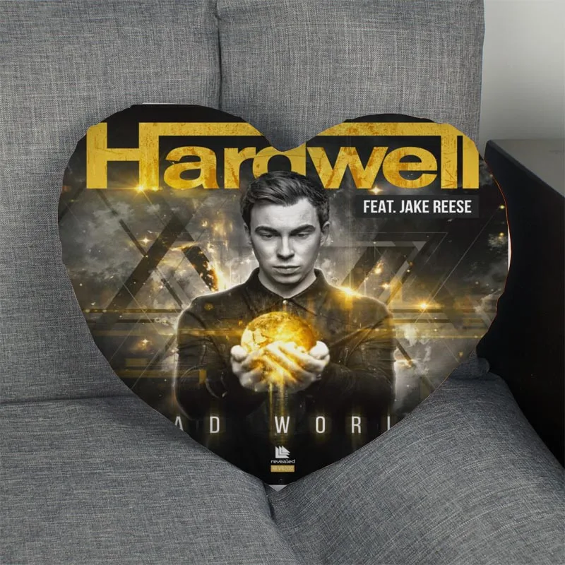 

Custom Hardwell Heart Shape Pillow Cover Custom Zipper Pillowcase Cover Wedding Home Office Decorative 1pcs custom