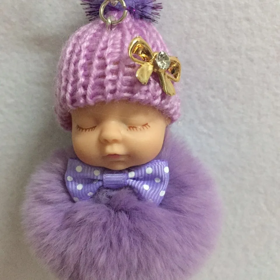 Зимние Спящая кукла новый ребенок во сне плюшевая в кармане интерактивные Куклы