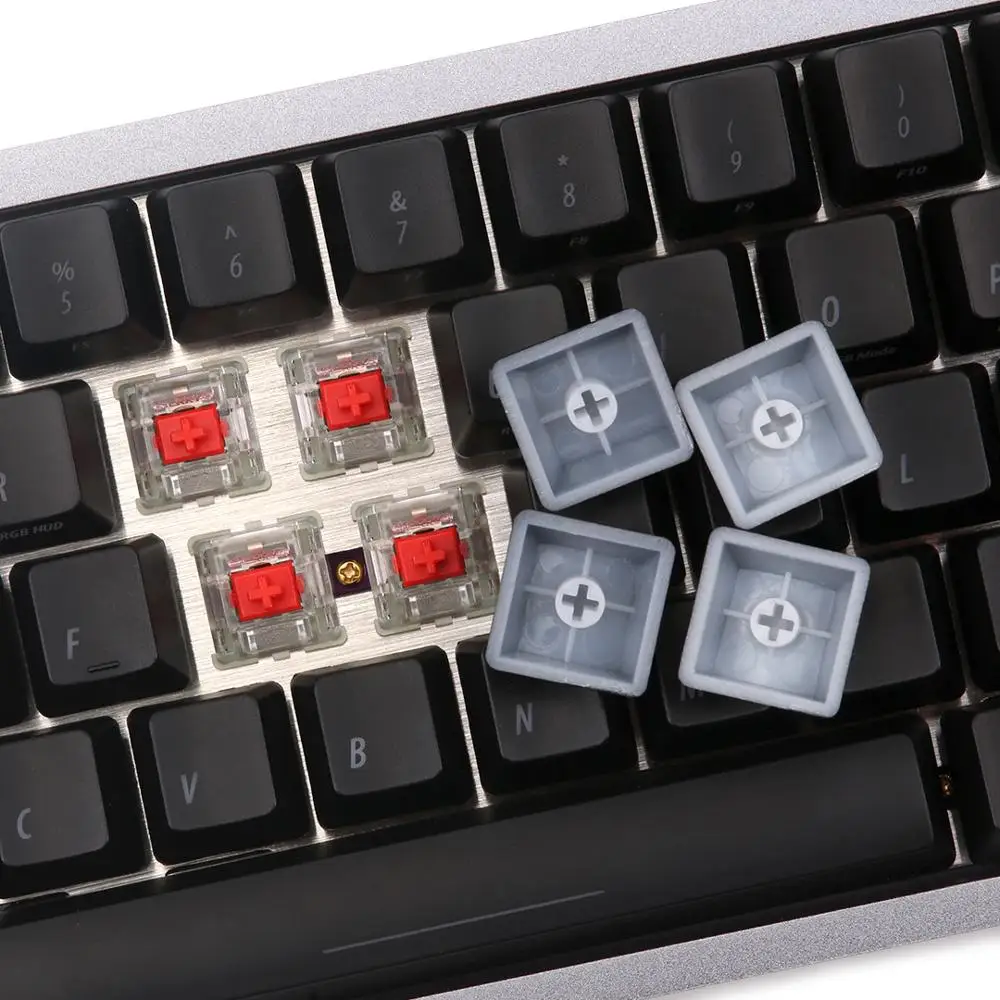 KBDfans 64 клавиши abs материал oem профиль колпачки с подсветкой 1 75 shift|Клавиатуры| |
