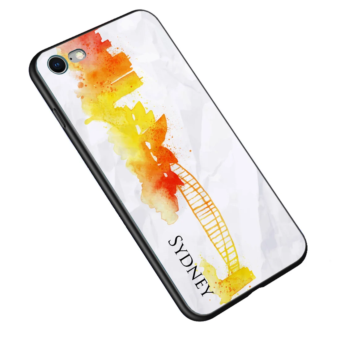The Case For iPhone X 8 7 Plus 6 6S Tempered Glass Silicone Soft Edge Shock Proof for iphone |