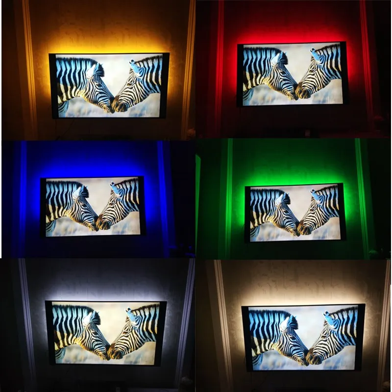 Водонепроницаемая светодиодная лента RGB 2835 SMD 5 В 1 м 2 3 может менять цвет для