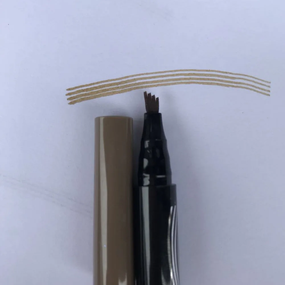 Женские тату карандаш для бровей водостойкая вилка наконечник микроблейдинг