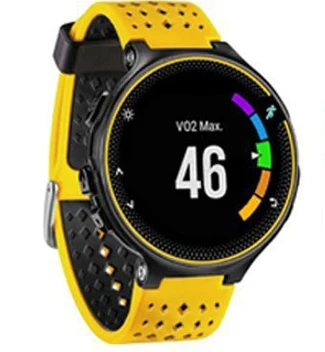 Мягкий силиконовый сменный ремешок для часов Garmin Forerunner 230/235/630 спортивный ремешок - Цвет: Цвет: желтый