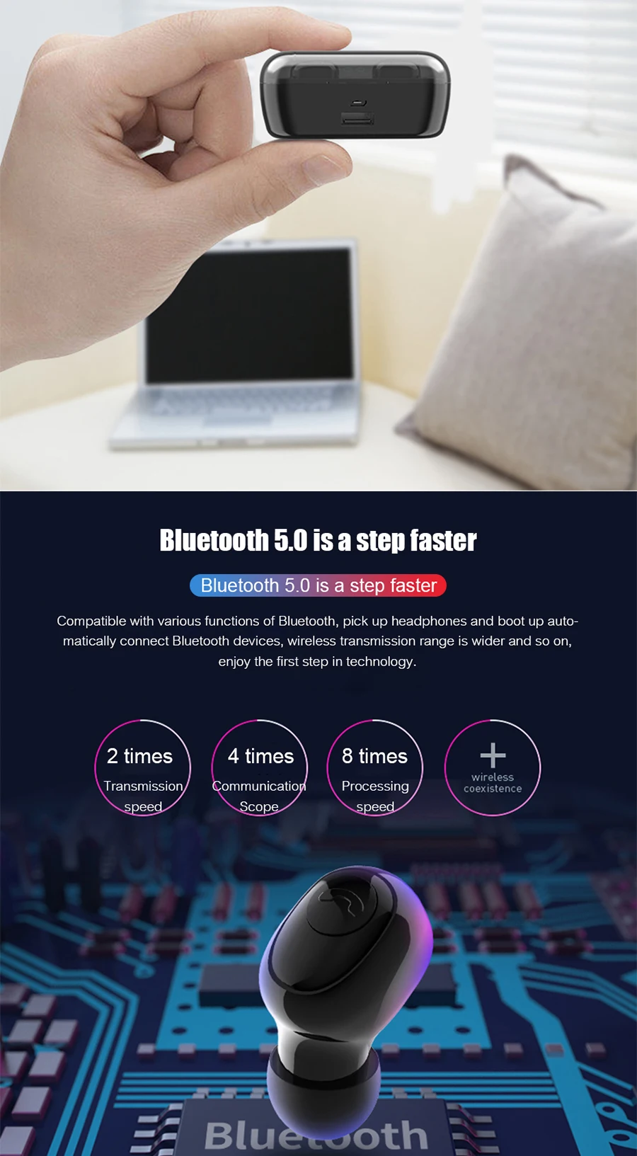 G6S TWS Bluetooth наушники 8D стерео беспроводные Игровые наушники Водонепроницаемая гарнитура светодиодный дисплей 3500 мАч зарядная коробка PK G02 X7