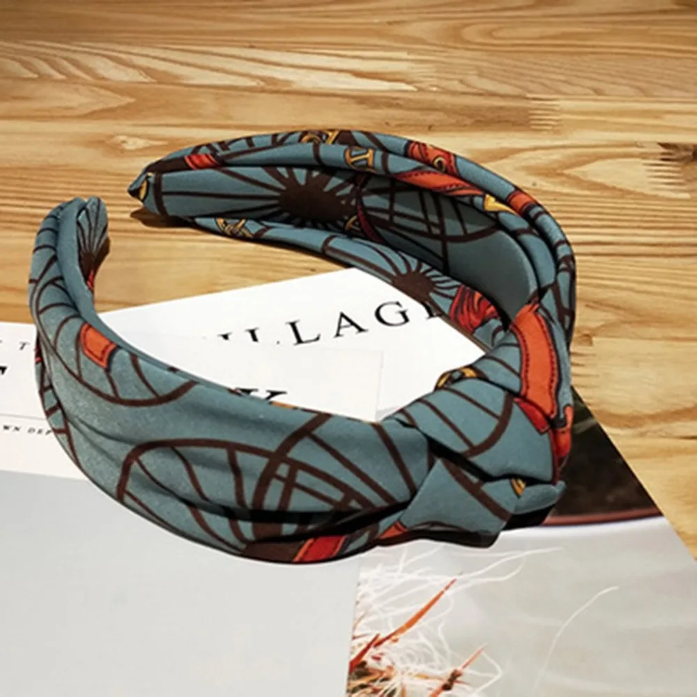 1 из сплошной мягкой узлом повязка с Фламинго лента для волос Для женщин леди