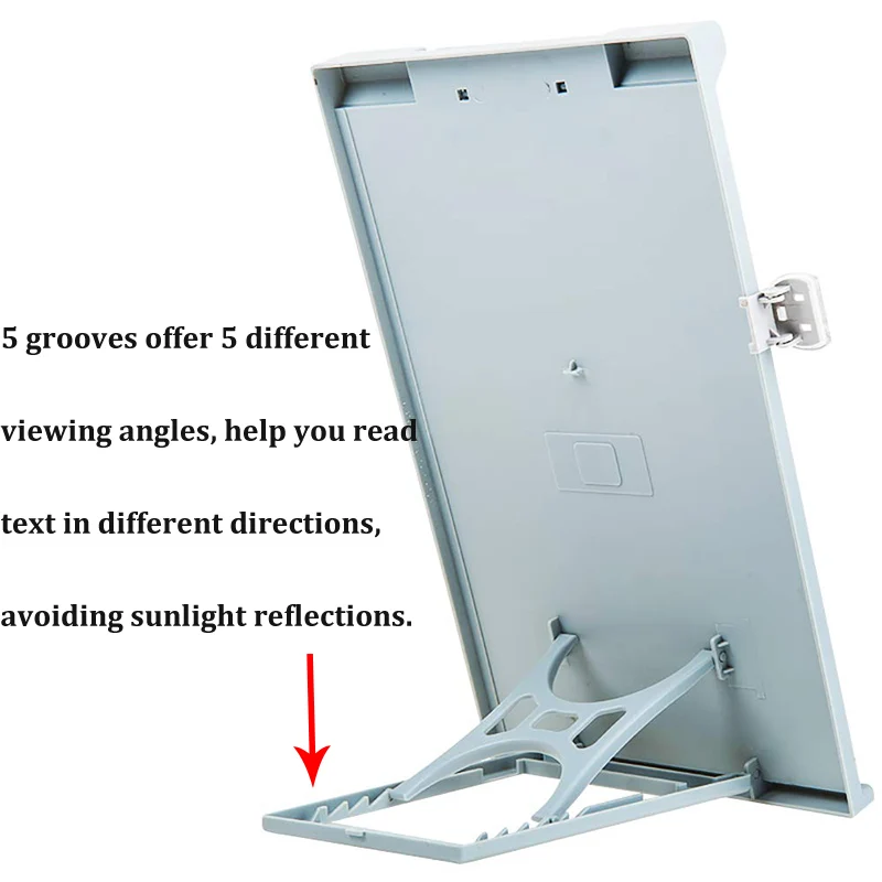 Adjustable Computer Document Holder Stand Gray Three-dimensional document holder Reading frame Profession Office Supplies