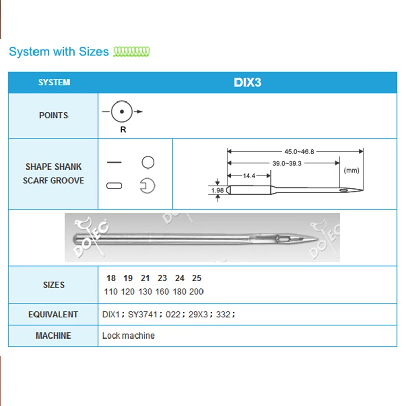 10 шт. швейные иглы DIX3 для кожи DIX1 SY3741 022 29X3 332|sewing needles|leather needle sewingneedle sewing |