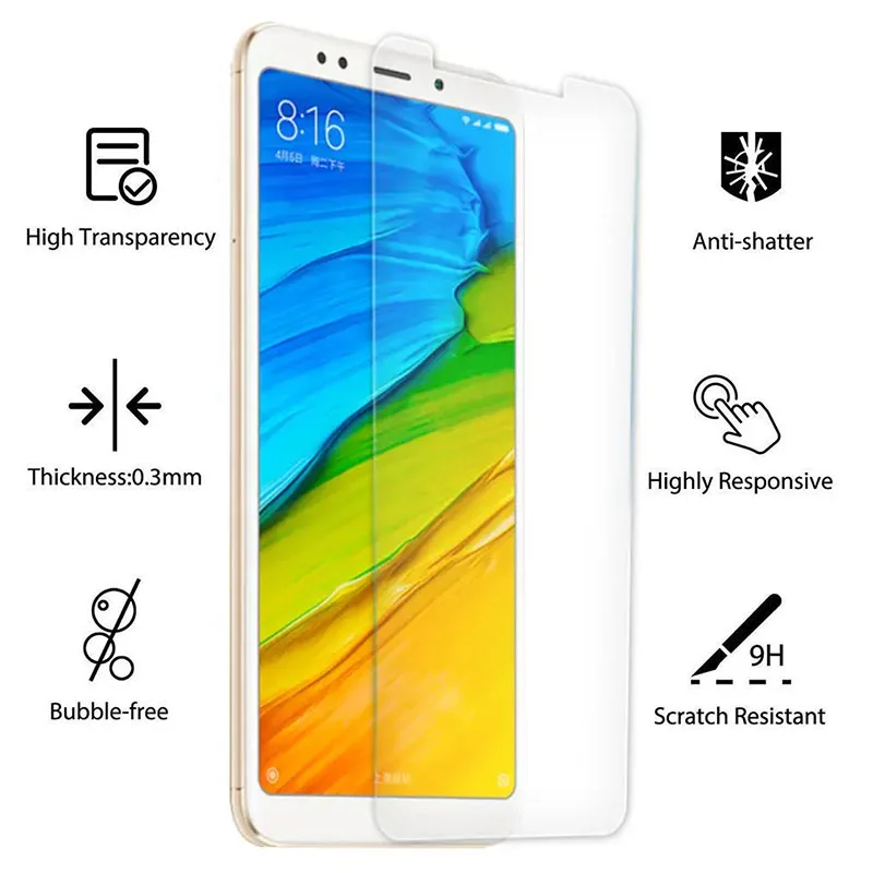 Закаленное стекло для Redmi Note 5 A Pro Plus 5a Prime 2 шт.|Защитные стёкла и плёнки телефонов| |