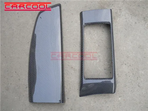 Стайлинг автомобиля CF панель приборной панели и радио Обложка 2 шт. Боди Комплект