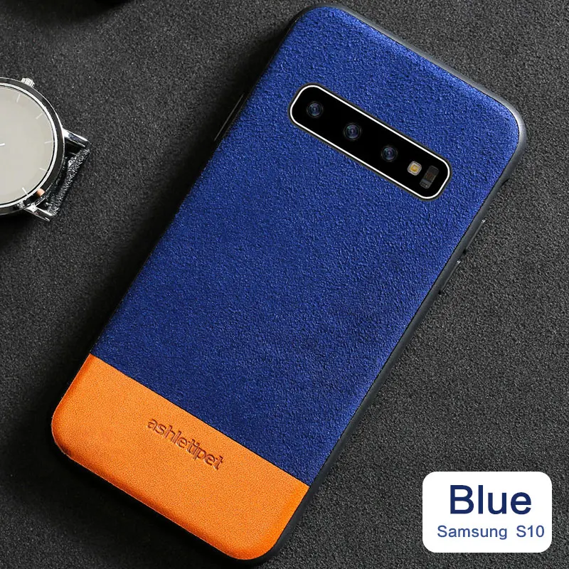 Деловой кожаный чехол для телефона для samsung Galaxy S10 Lite чехол из натуральной кожи черный чехол для телефона для samsung s10 plus - Цвет: H67
