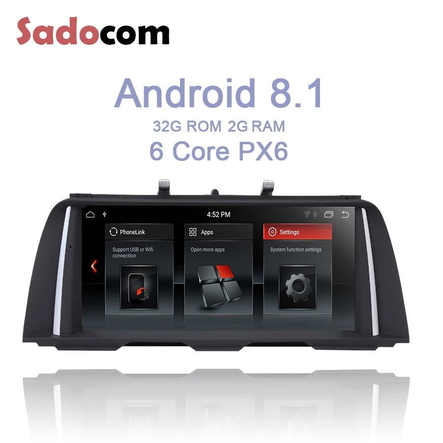 10 25 &quotPX6 ips 2 Din Android 8 1 автомобильный dvd-плеер 6 ядер 32 Гб ПЗУ Авторадио для BMW 5 серии