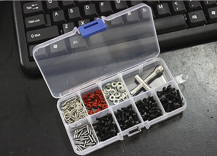 

241PCS/Set HSP R Buckle O Pin Screws BOX Rc Spare Part Parts Accessory Accessories Electric Nitro Car