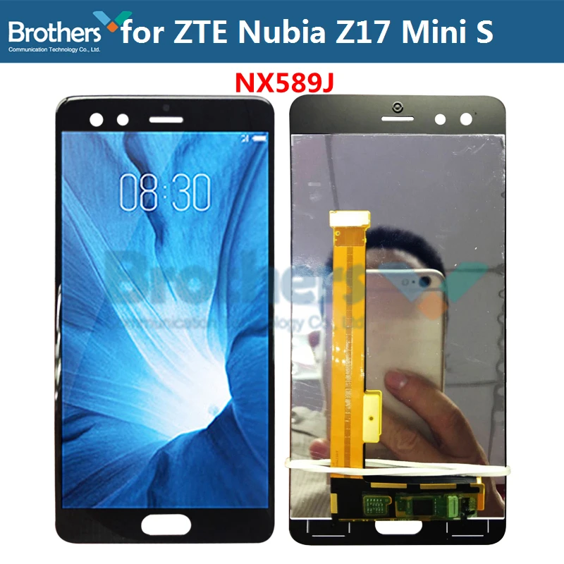 Для ЖК дисплея ZTE Nubia Z17 мини S NX589J дисплей Дисплей сенсорный Экран дигитайзер для