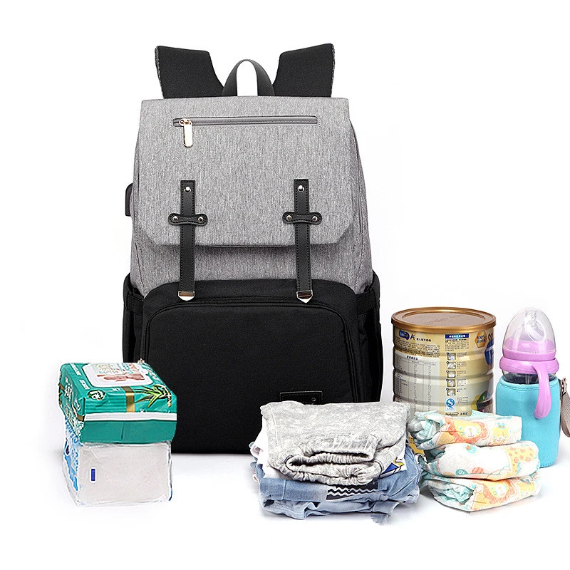 Дорожный рюкзак для мам многофункциональная вместительная уличная сумка с