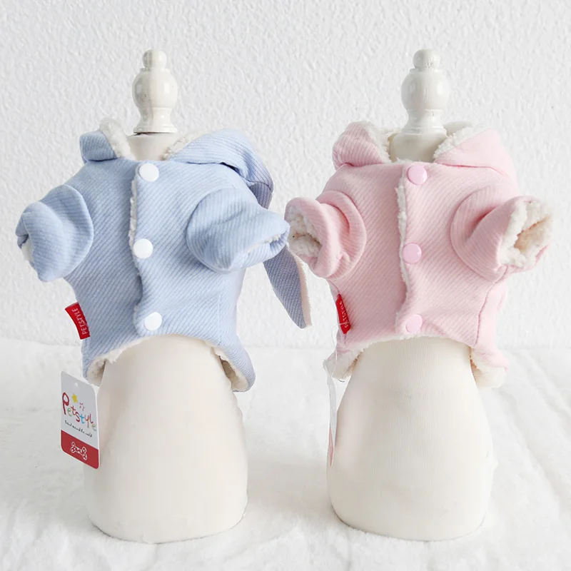 Kawaii Зима Собаки Костюмы пальто куртка любимая одежда для пар Chiwawa Йорки Bomei Sleepy