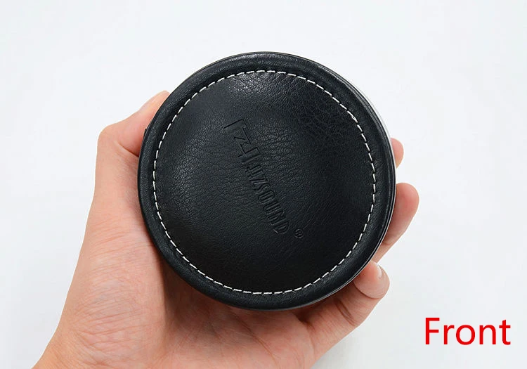 HZ HZSOUND круглый кожаный чехол в ухо наушники сумка коробка Наушники портативный чехол Аксессуары для наушников сумка для хранения гарнитуры