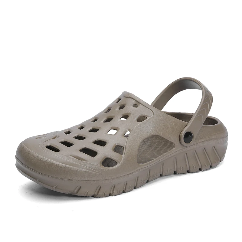 2019 Arrival Men Summer Shoes Slippers Breathable Non Slip Mules Male Garden Casual Work Sandals Plus Size 45 | Обувь