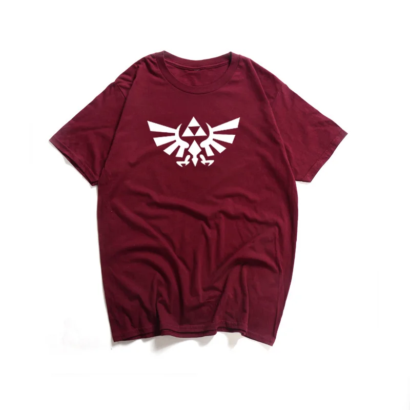 Мужская футболка с рисунком из мультфильма Зельда герой времени забавная для