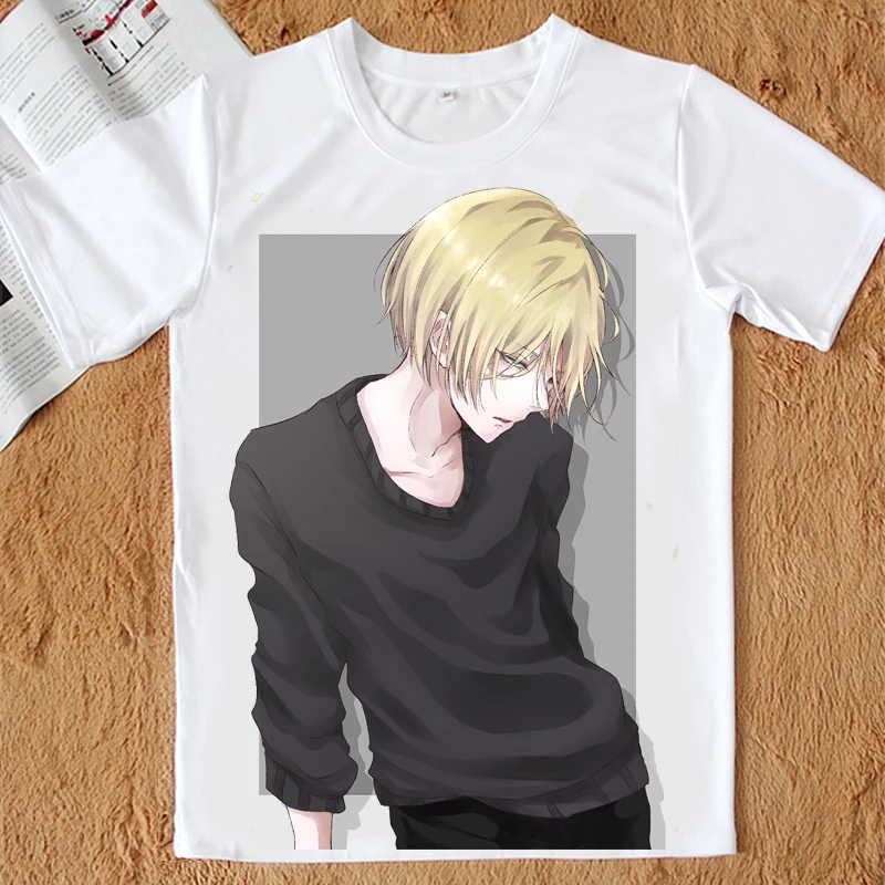 Coshome Yuri On Ice футболки Plisetsky Victor Nikiforov косплей аниме одежда Мужские взрослые