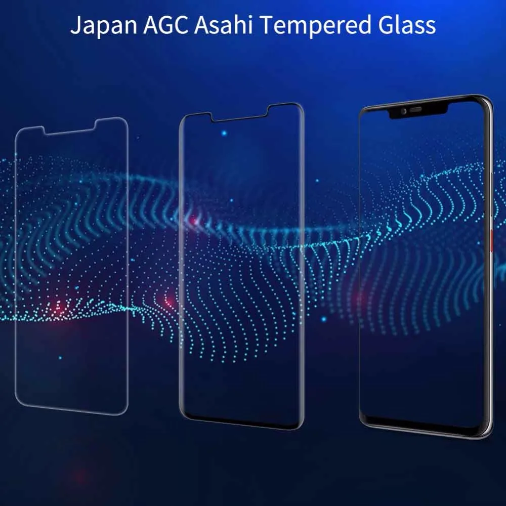 Закаленное стекло Nillkin для Huawei Mate 20 Pro 3D DS + Max Полное покрытие экрана протектор