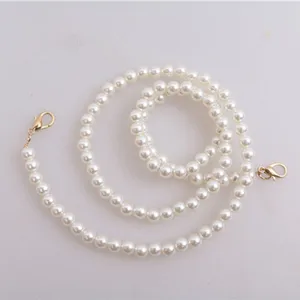 Ремешок Женский, с жемчугом, для сумок