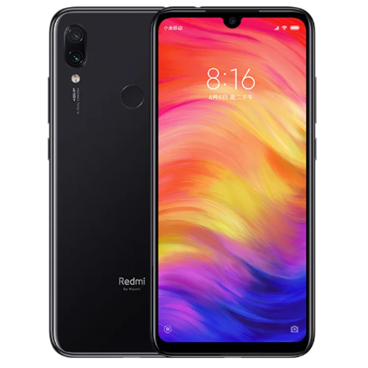Мобильный телефон Xiaomi Redmi Note 7 Pro с глобальной OTA rom, 6 ГБ ОЗУ, 128 Гб ПЗУ, Восьмиядерный процессор Snapdragon 675, полный экран, двойная камера 48 МП - Цвет: Black 128GB