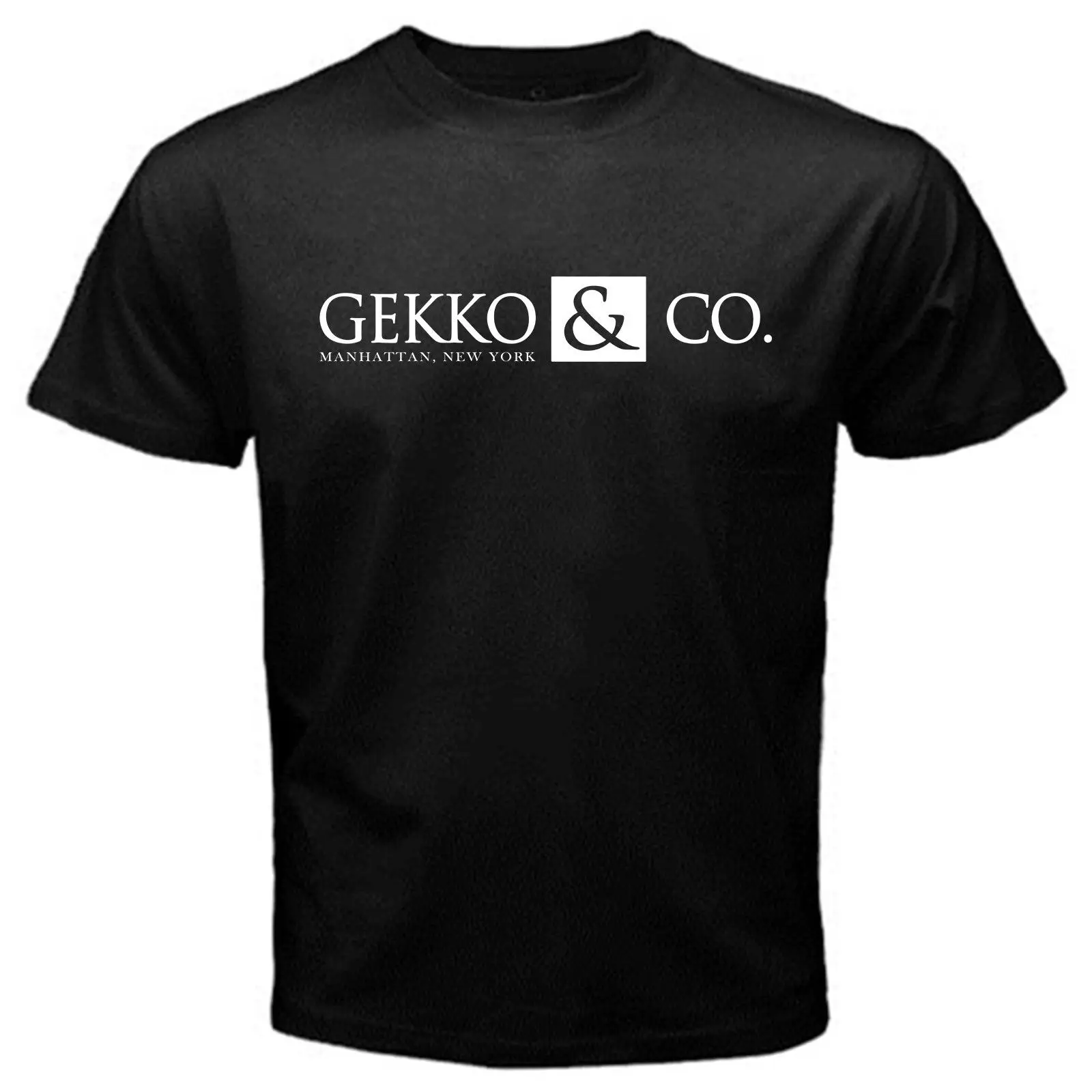 Gekko &amp co Wall Street movie gordon Ретро футболка Blackstreet стиль мужская | Мужская одежда