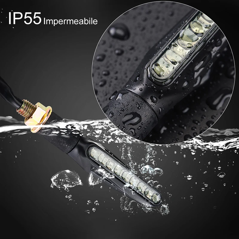 Мотоцикл с ЧПУ держатель номерного знака + 4 шт течет сигнал поворота комплект для