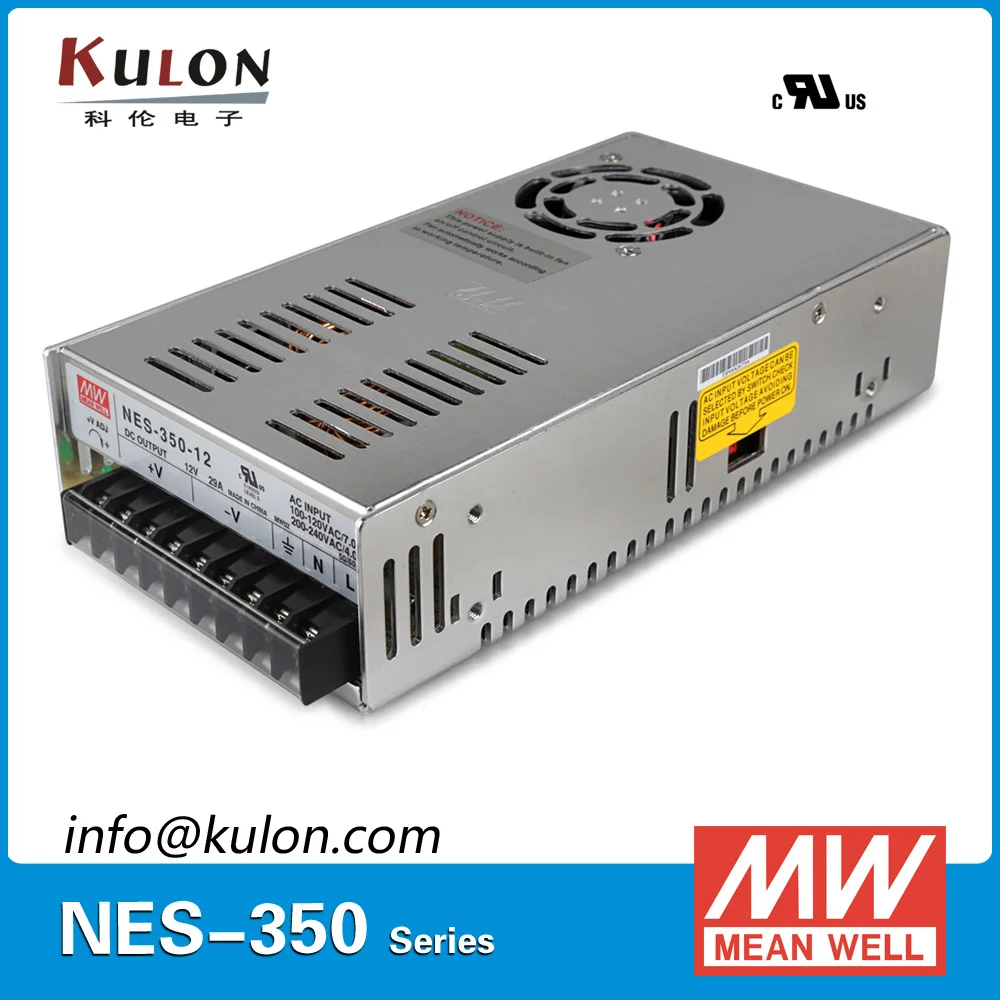 

Оригинальный Meanwell NES-350-5 преобразователь переменного тока в постоянный, один выход 300 Вт 60A 5V бренд Mean well представляет Питание NES-300