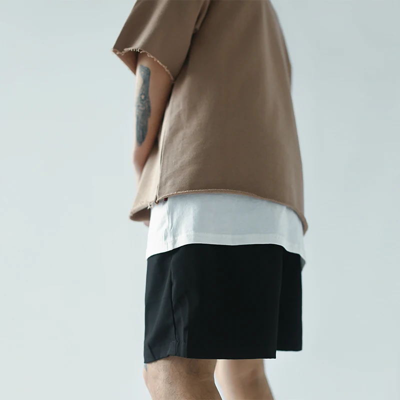 CHINISM летние классические повседневные мужские пляжные шорты черные для