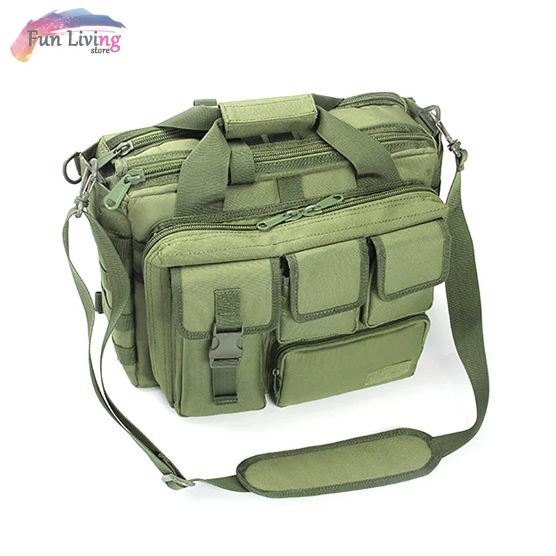 

Durable Tactical Duffel Bag Sports Travel Bag School Students Bag Fanny Pack For Gym Biking Hiking Camping 4 Colors