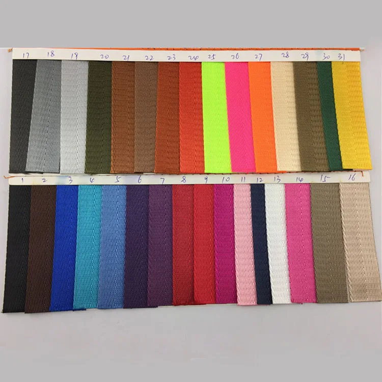 2 38mm webbing 50 ярдов 38 мм 1-1/" 1,1 мм Толщина нейлон саржевая лента Сумка ремни ленты для шитья тесьма обрезки одежды ленты ручной работы - Цвет: 2 38mm webbing
