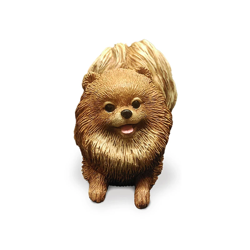 Официальная мини версия Pomeranian Dog моделирование модель автомобиля ремесло