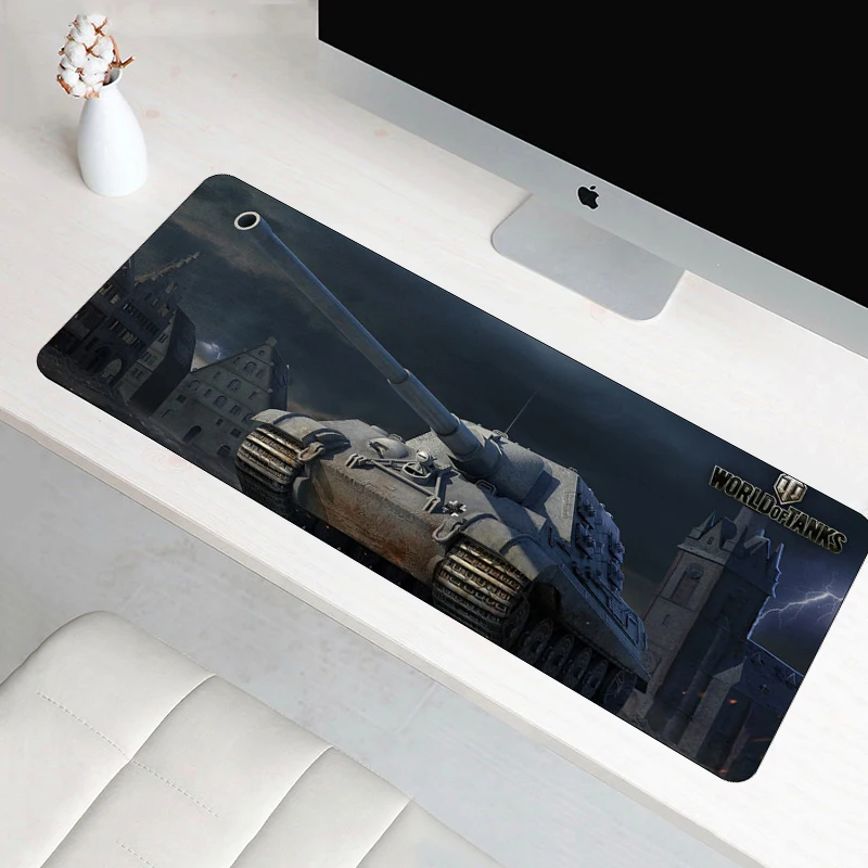 SIANCS 70x30 см большой Противоскользящий коврик для мыши World of Tanks геймерский игровой