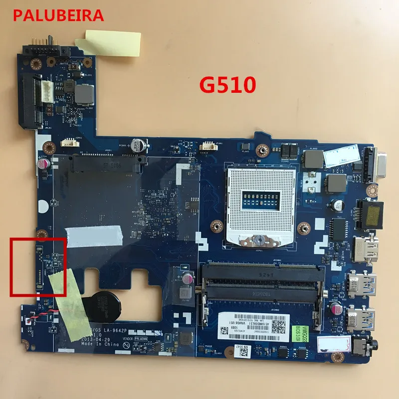 PALUBEIRA LA-9642P G510 материнская плата 90003683 HM86 для lenovo G510 материнская плата для ноутбука VIWGQ/GS LA-9642P протестированная работа