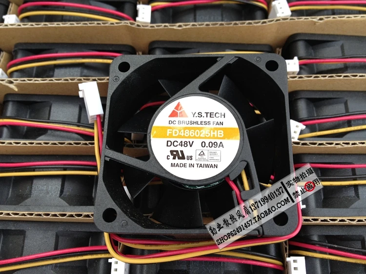 Новый оригинальный TECH FD486025HB DC48V 6025 0.09A Y.S инверторный вентилятор|fan inverter|tech fanfan tech |