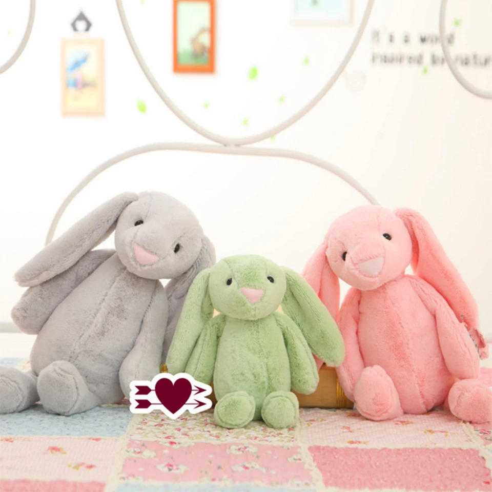 Tronzo 25 см/35 см Kawaii кролик кукла детские мягкие плюшевые игрушки кролик с длинными ушами чучело животное подарок на Хэллоуин для детей девочка
