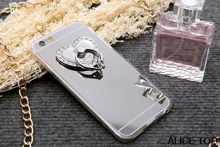 ДЛЯ Samsung A5 (2016) Эксклюзивная Модная дрель зеркало тпу алмаз Горный Хрусталь Кольцо