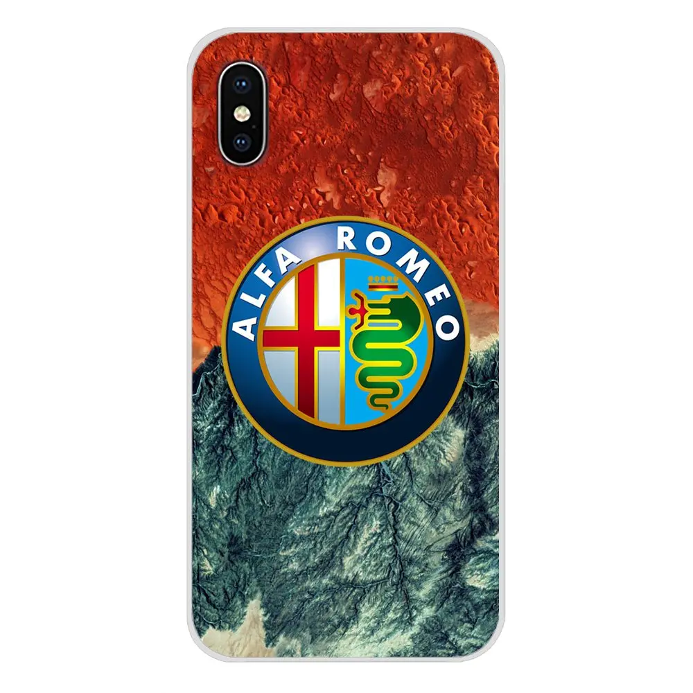 Super car Alfa Romeo Logo Accessories Phone Cases Covers For Huawei P Smart Mate Honor 7A 7C 8C 8X 9 P10 P20 Lite Pro Plus | Мобильные
