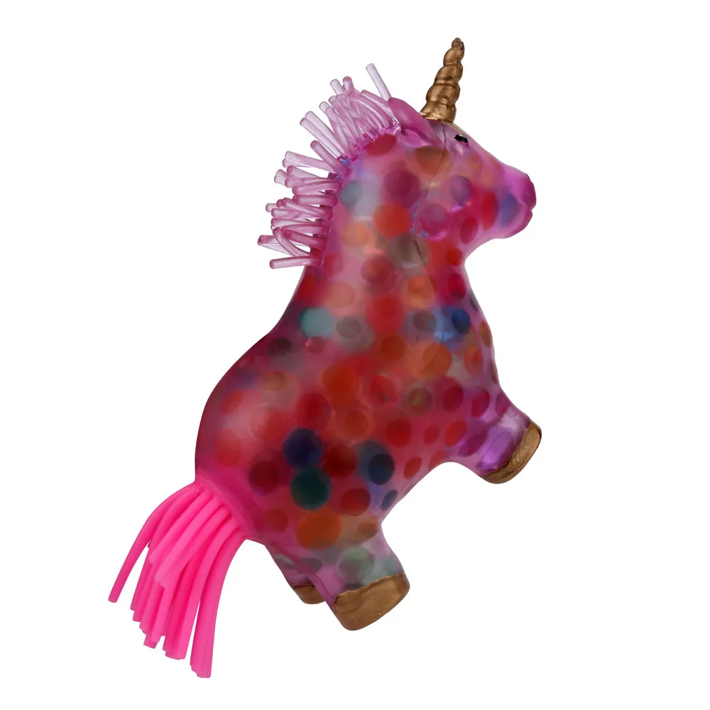 TELOTUNY милые куклы Ranibow unicornor губчатой бусина игрушка-давилка выдавливается игрушка Давление снятие стресса игрушка в подарок для детей Горячее предложение J23