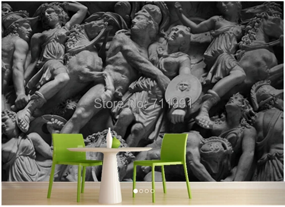 Пользовательские обои для стен 3 d древняя Римская Статуя в гостиную спальню