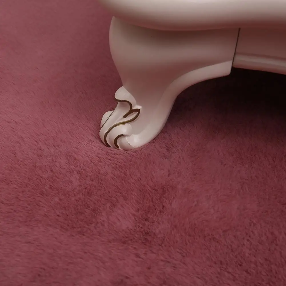 Квадратный Ковер ковры для гостиной декор из искусственного кроличьего меха