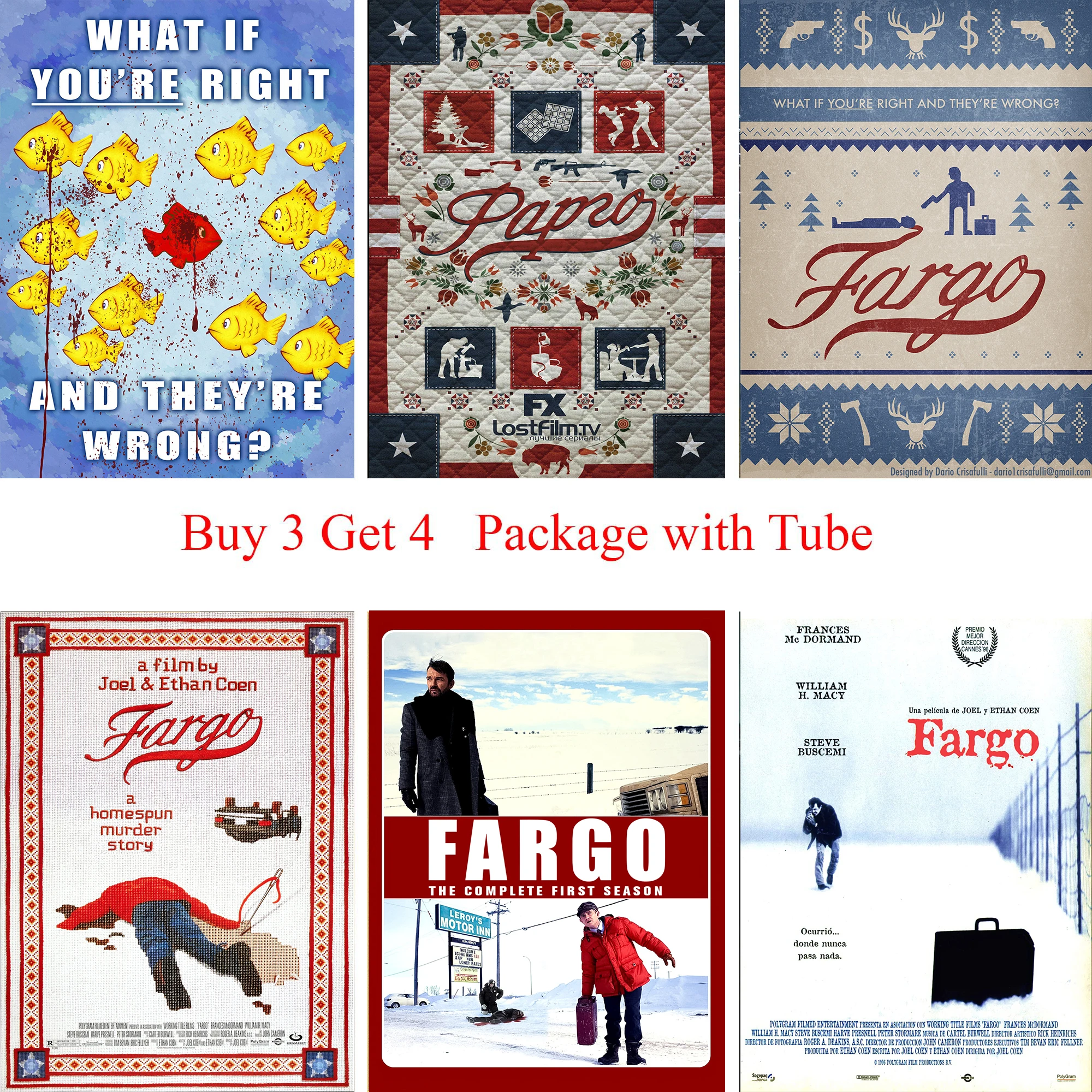 Постеры Fargo фотообои с белым покрытием принты домашний декор гостиная спальня