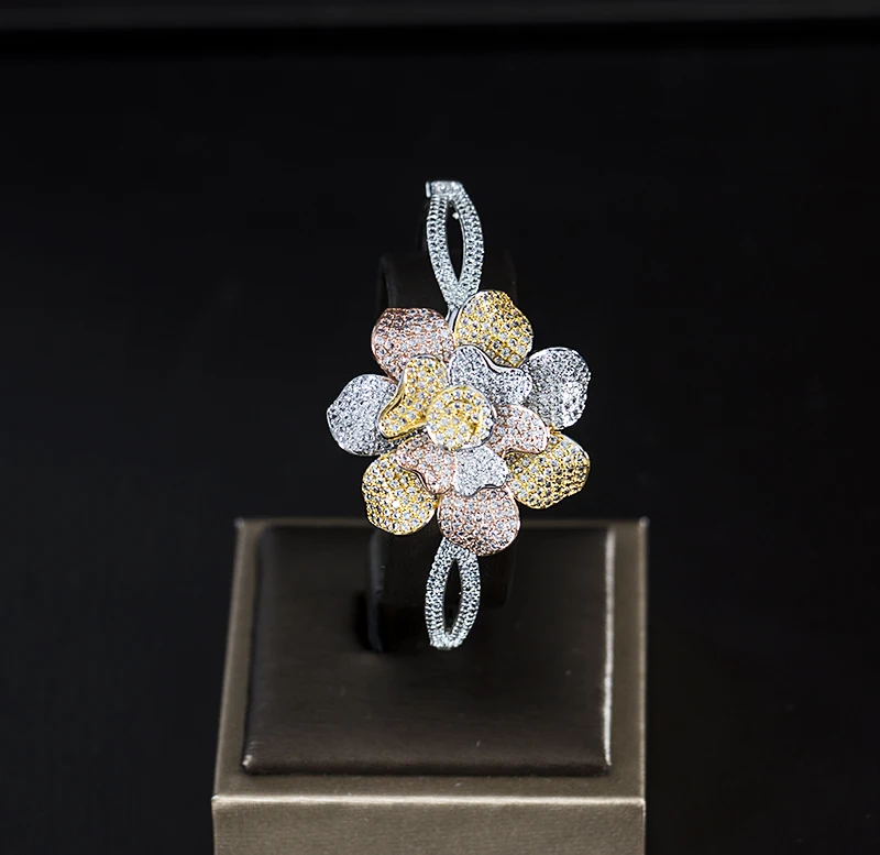 LAN PALACE Новое поступление свадебные ювелирные изделия с кубическим цирконием