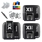 Беспроводной триггер вспышки Godox X1N (1X TX + 2X RX) HSS 2,4G для Nikon D800 D3X D3 D2X D2H D1H D1X D700 D300 D200 D100
