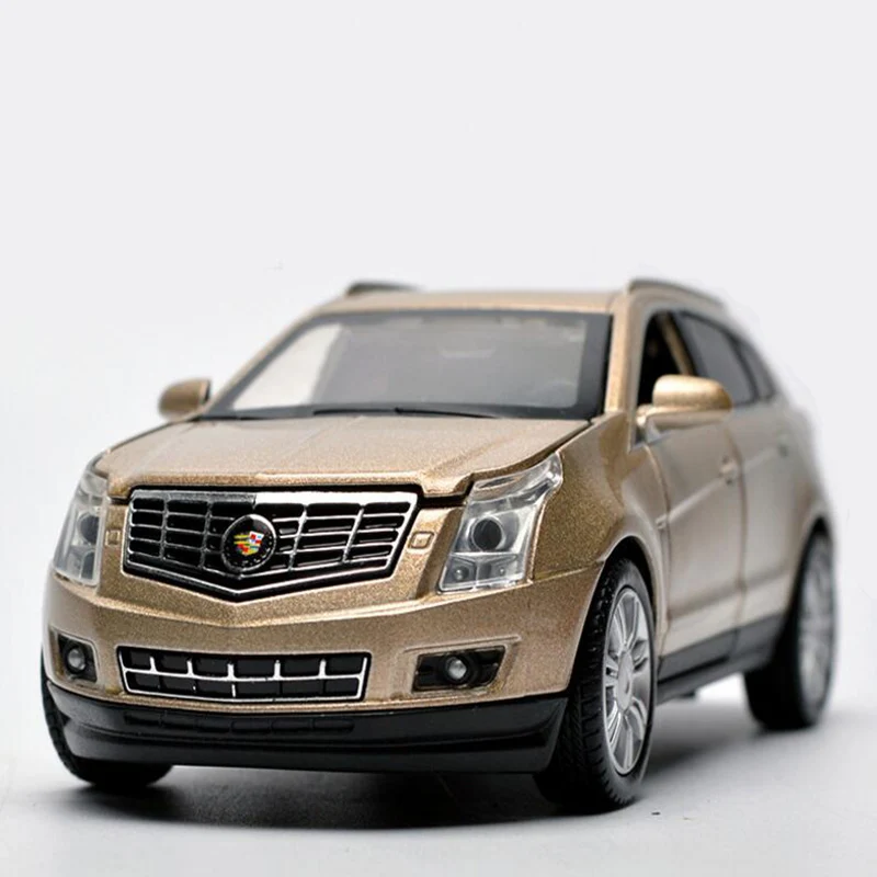 1:32 модель Cadillac SRX сплав литье под давлением игрушечный автомобиль оттягивающий звук и светильник Модель автомобиля детская игрушка подарок