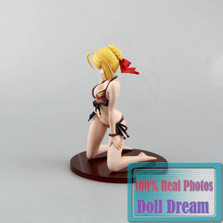 

Japanese sexy Anime figure Fate Extra Alter Nero Saber Bikini swimsuit.ver Castoff PVC Action Figure colleactiable model toys